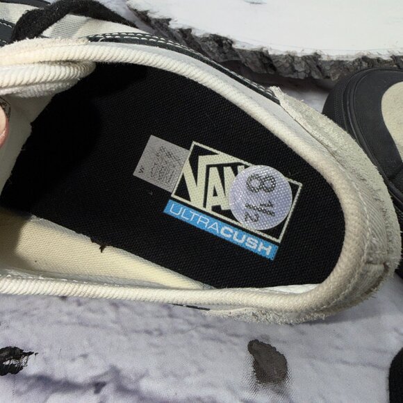 Vans Style 36 Decon SF 721278 Marshmallow Black Shoes Sneakers Sz M 8.5 W 10 - Picture 12 of 13